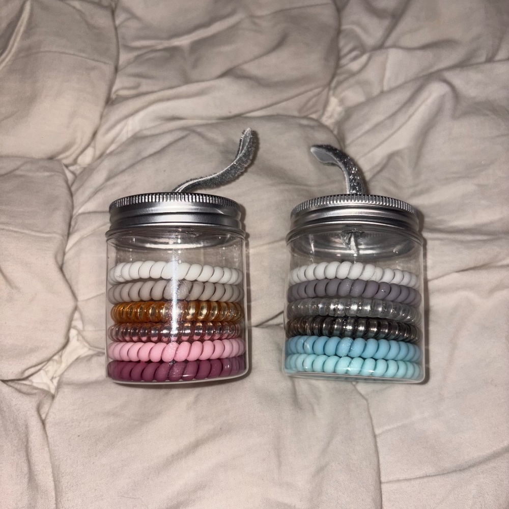 Spiral Hair Tie Bundle No Crease Coil Ponytail
